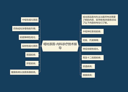 呕吐原因-内科诊疗技术指导