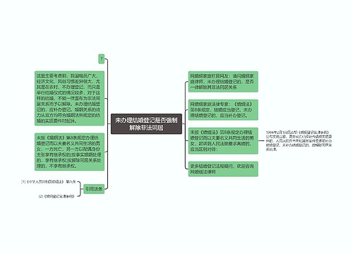 未办理结婚登记是否强制解除非法同居