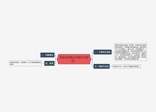 溃疡性结肠炎有哪些并发症？