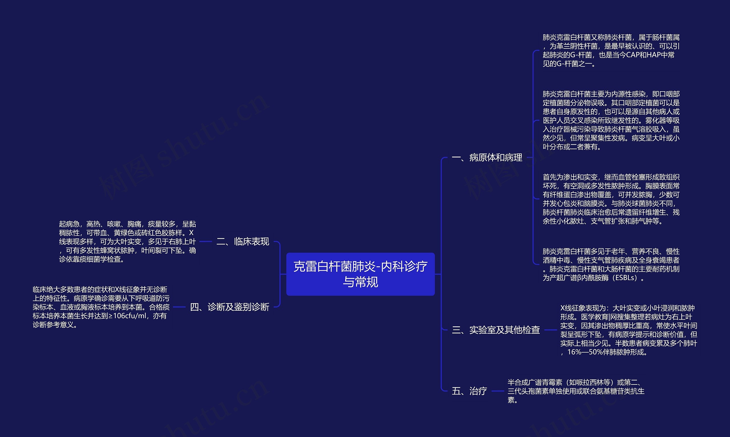 克雷白杆菌肺炎-内科诊疗与常规