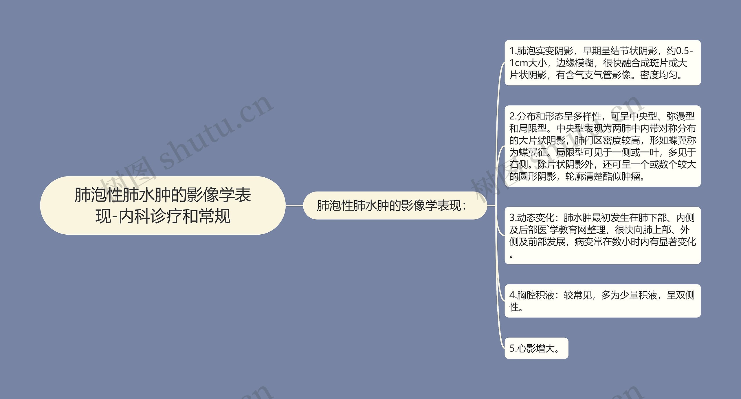 肺泡性肺水肿的影像学表现-内科诊疗和常规