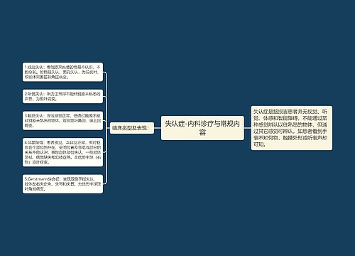 失认症-内科诊疗与常规内容