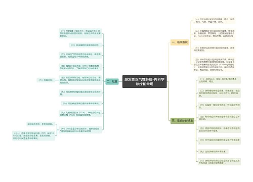 原发性支气管肺癌-内科学诊疗和常规