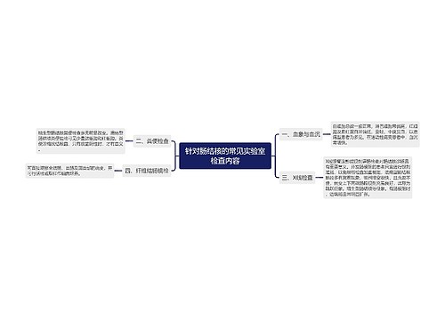 针对肠结核的常见实验室检查内容