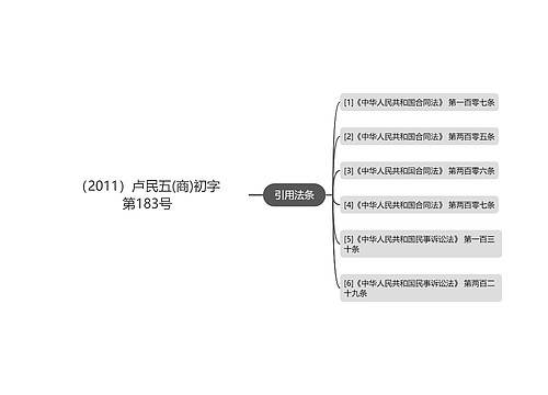 （2011）卢民五(商)初字第183号