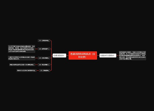 色谱法的特点和优点（分析化学）