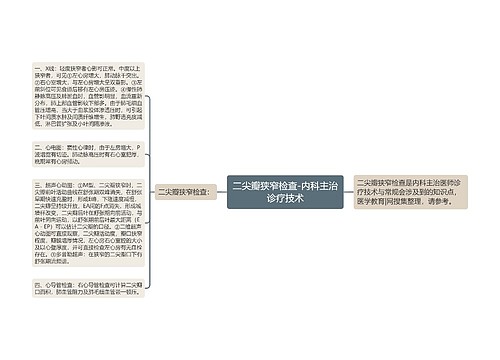 二尖瓣狭窄检查-内科主治诊疗技术