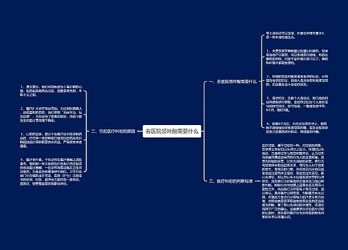 去医院领叶酸需要什么