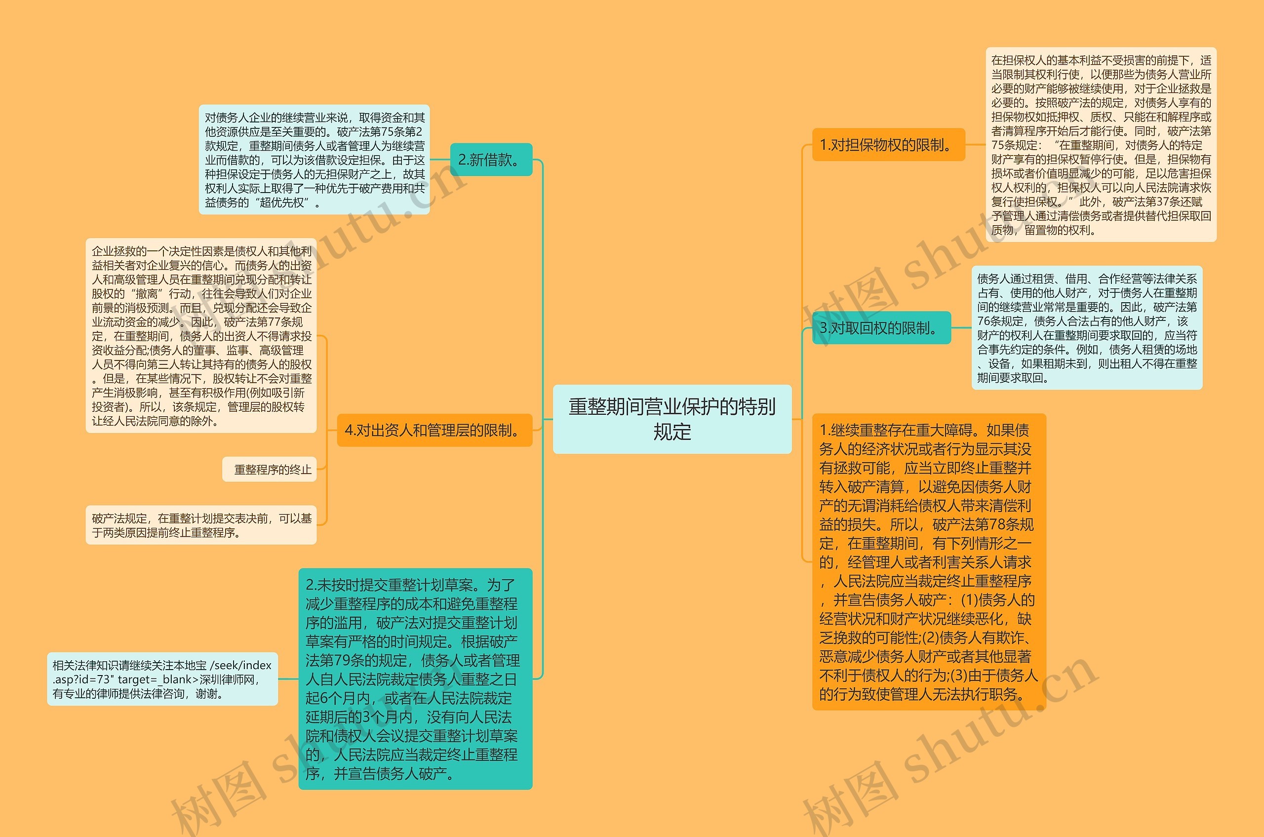 重整期间营业保护的特别规定