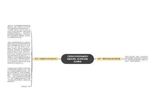 《深圳经济特区院前医疗急救条例》(征求意见稿)亮点解读