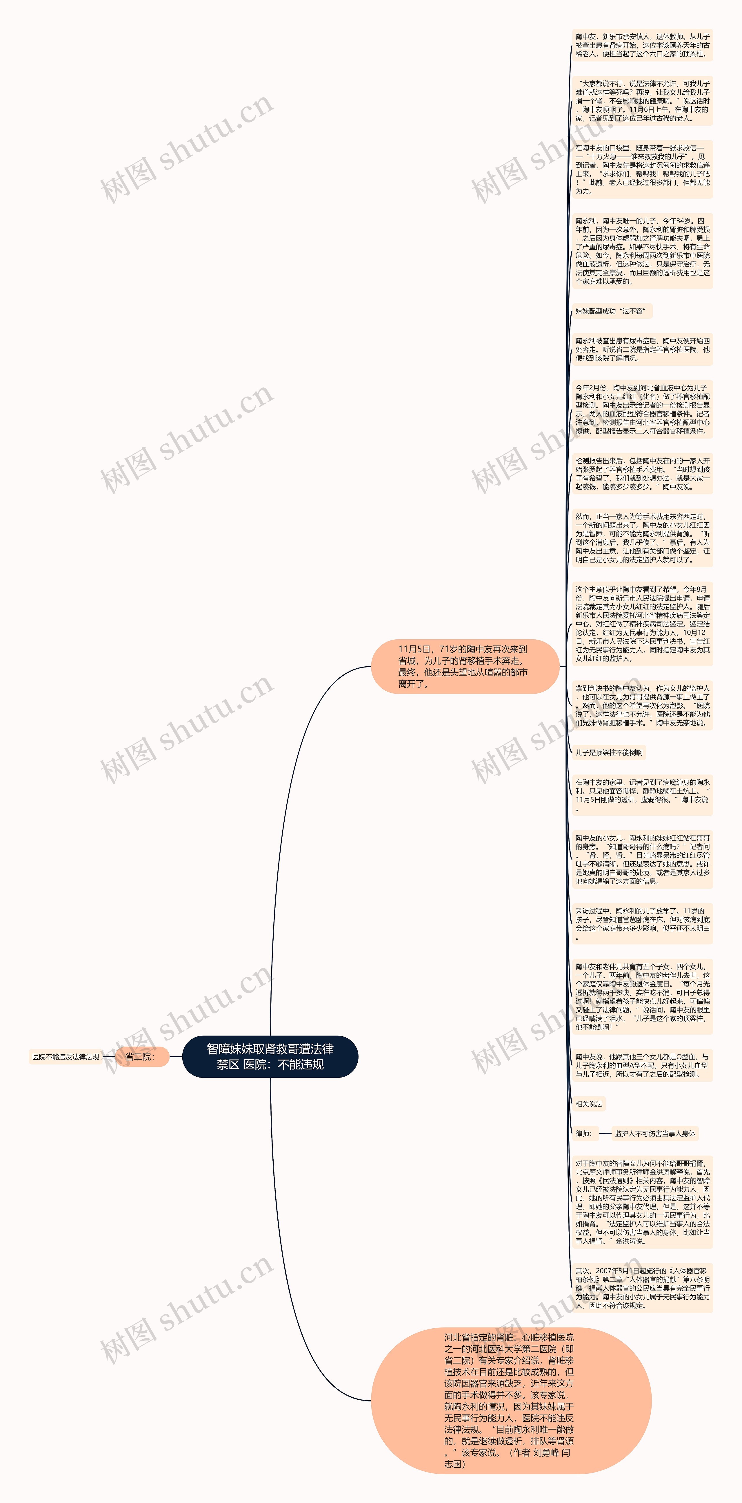智障妹妹取肾救哥遭法律禁区 医院：不能违规思维导图
