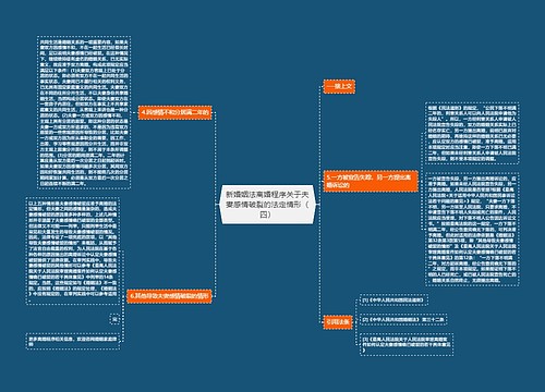 新婚姻法离婚程序关于夫妻感情破裂的法定情形（四）