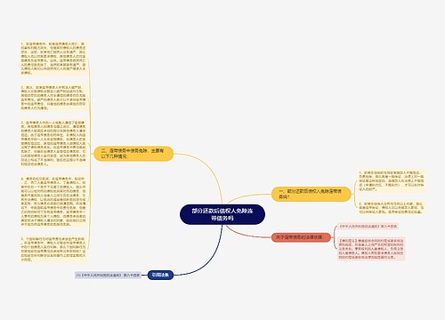 部分还款后债权人免除连带债务吗