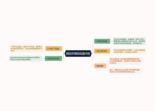 脑出血辅助检查内容