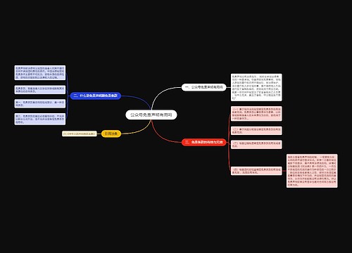 公众号免责声明有用吗