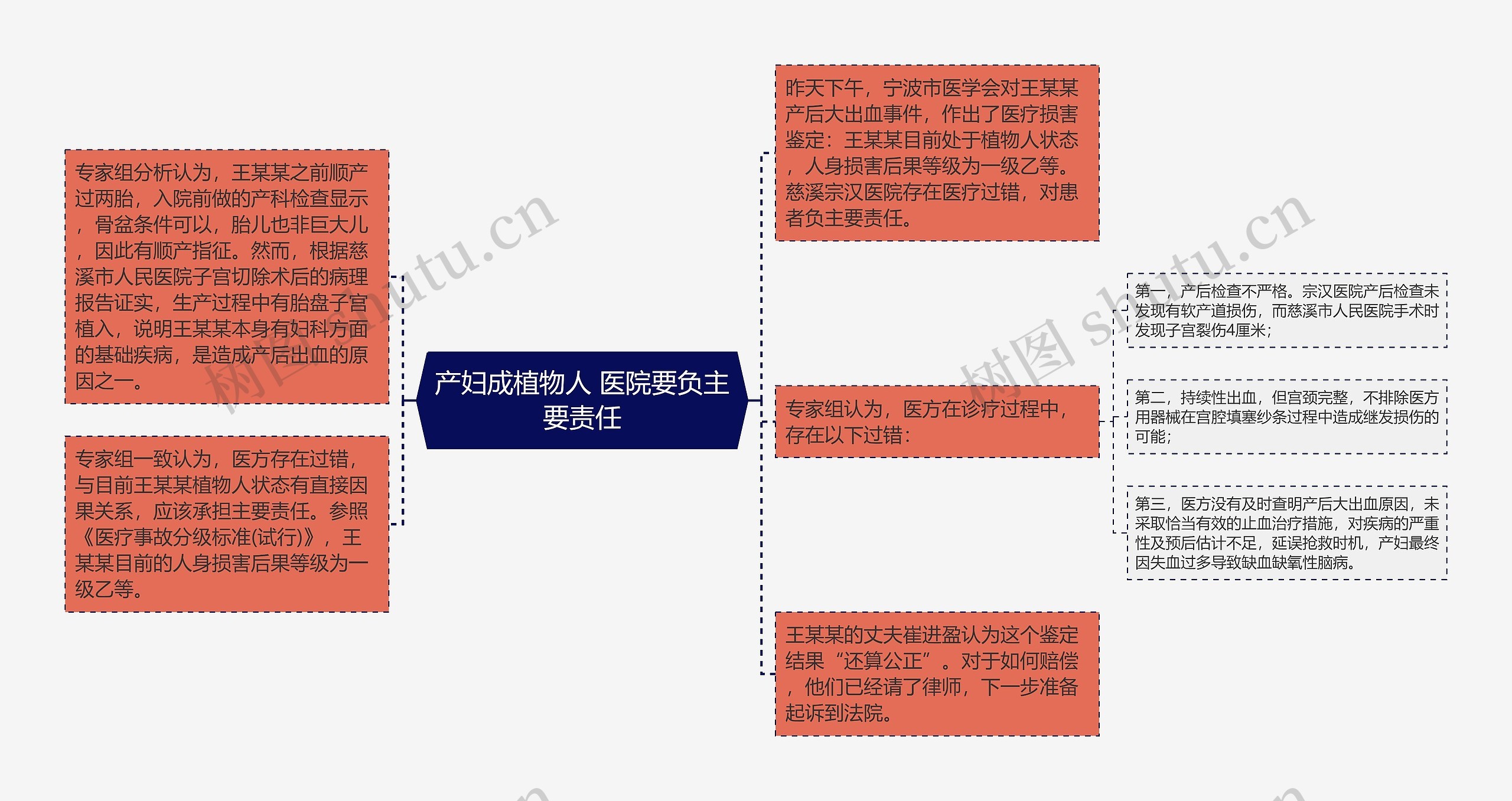 产妇成植物人 医院要负主要责任