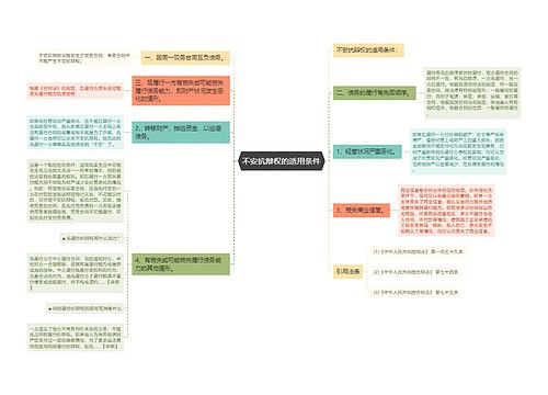 不安抗辩权的适用条件