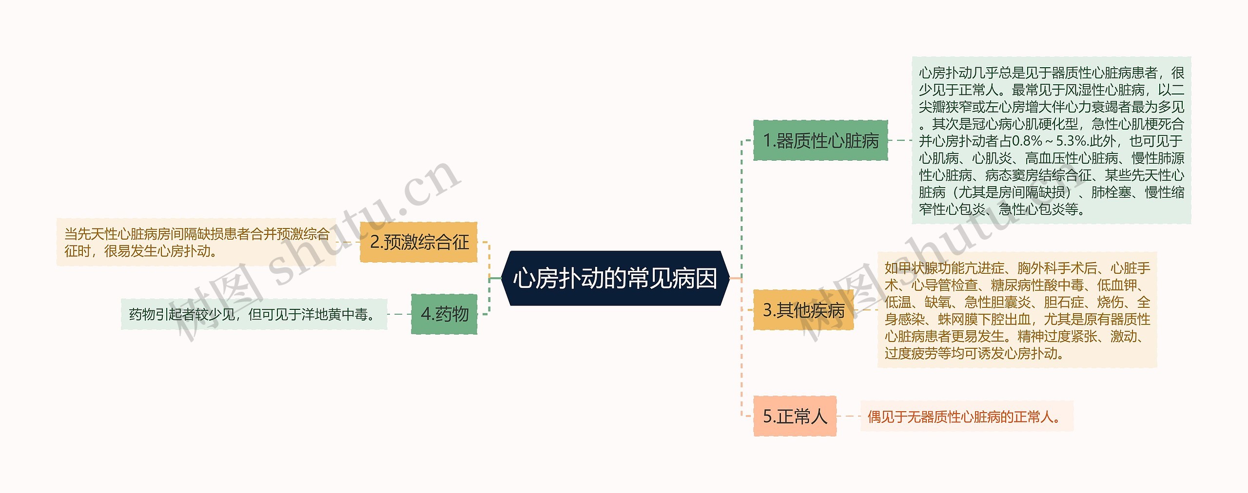 心房扑动的常见病因