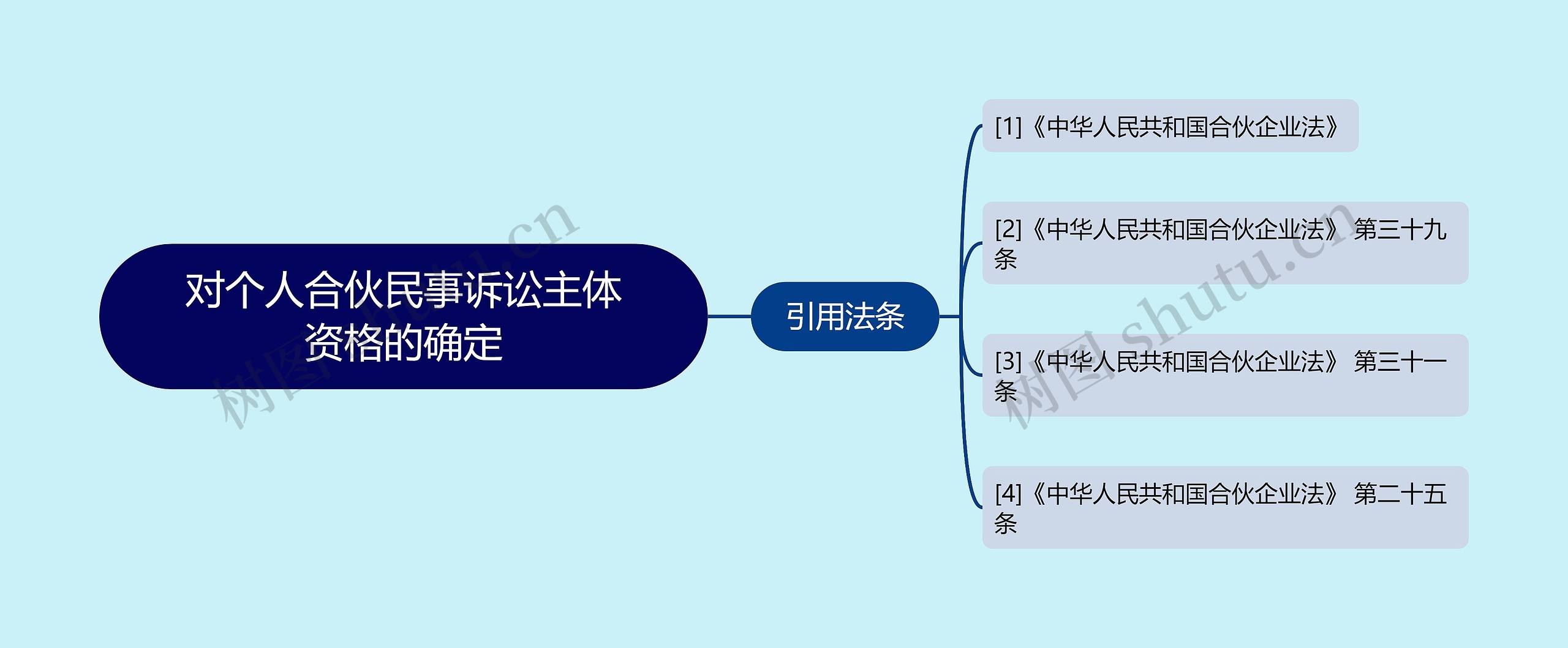 对个人合伙民事诉讼主体资格的确定思维导图