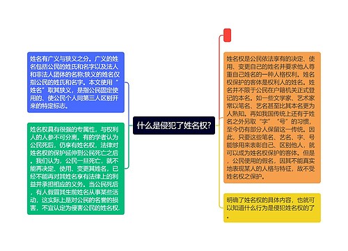 什么是侵犯了姓名权?