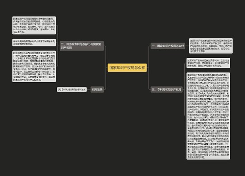 国家知识产权局怎么样
