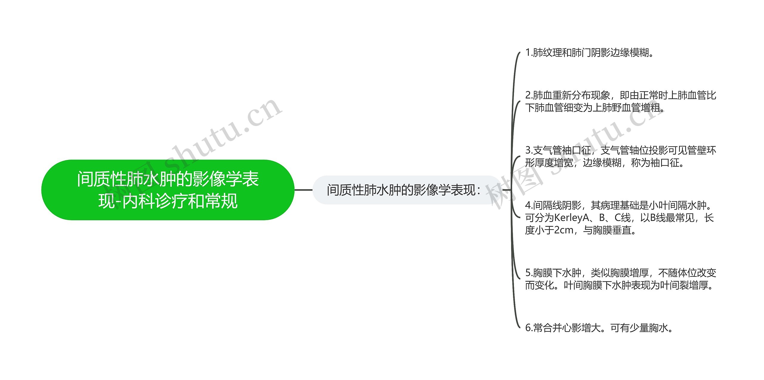 间质性肺水肿的影像学表现-内科诊疗和常规