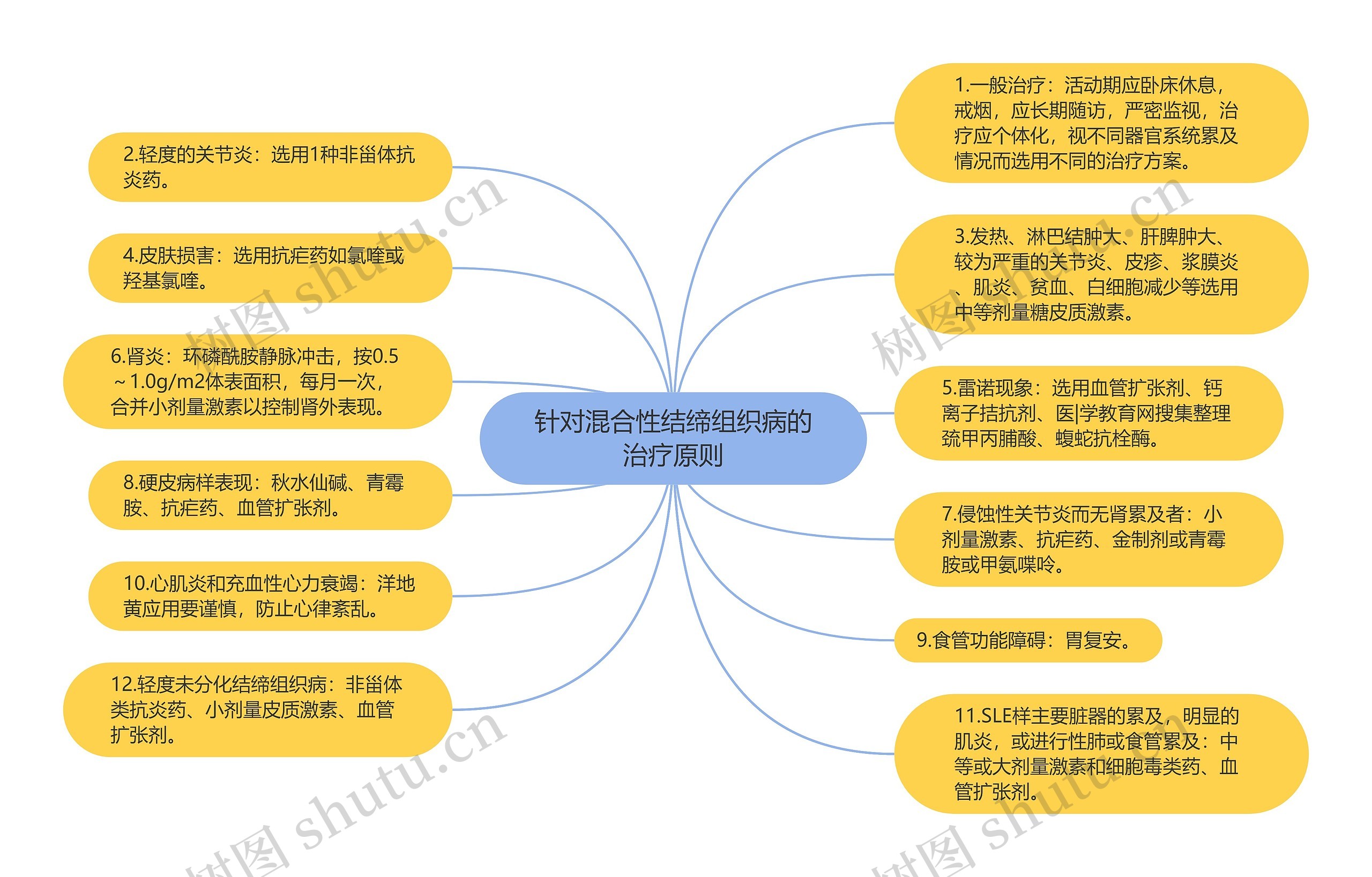 结缔组织思维导图简化图片