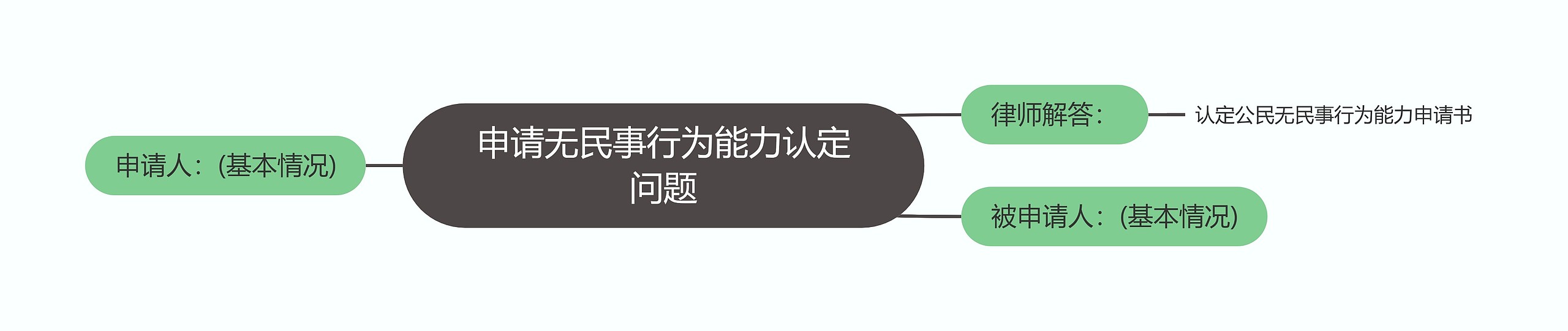 申请无民事行为能力认定问题