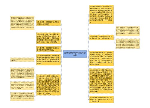 医疗过错致残等级及赔偿准则