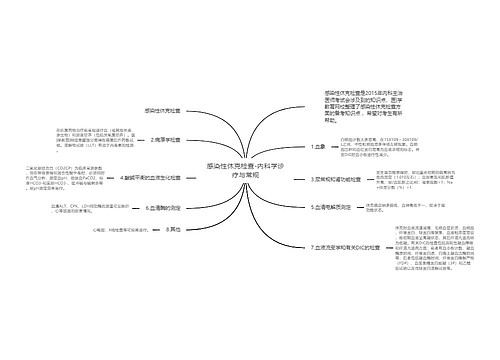 感染性休克检查-内科学诊疗与常规