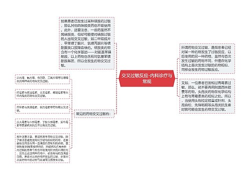 交叉过敏反应-内科诊疗与常规