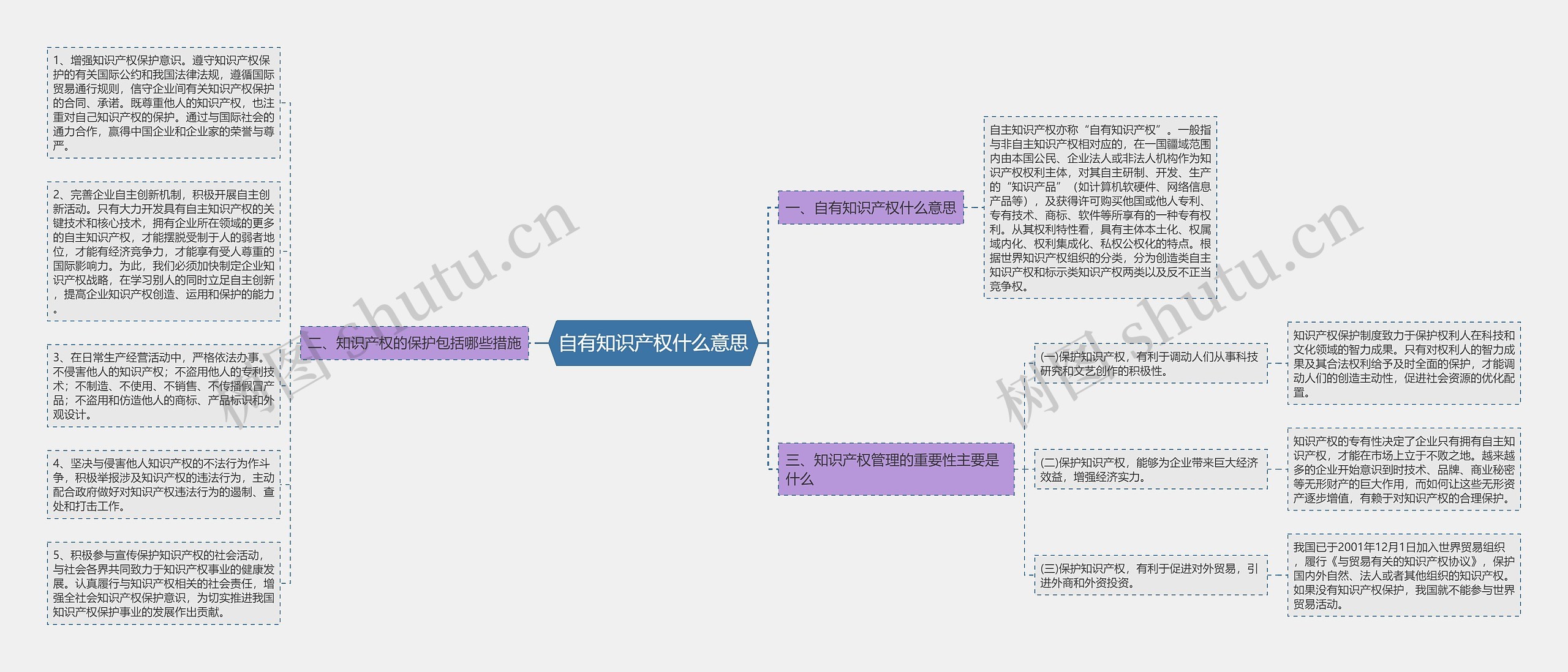 自有知识产权什么意思思维导图