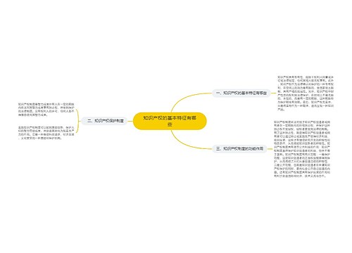 知识产权的基本特征有哪些