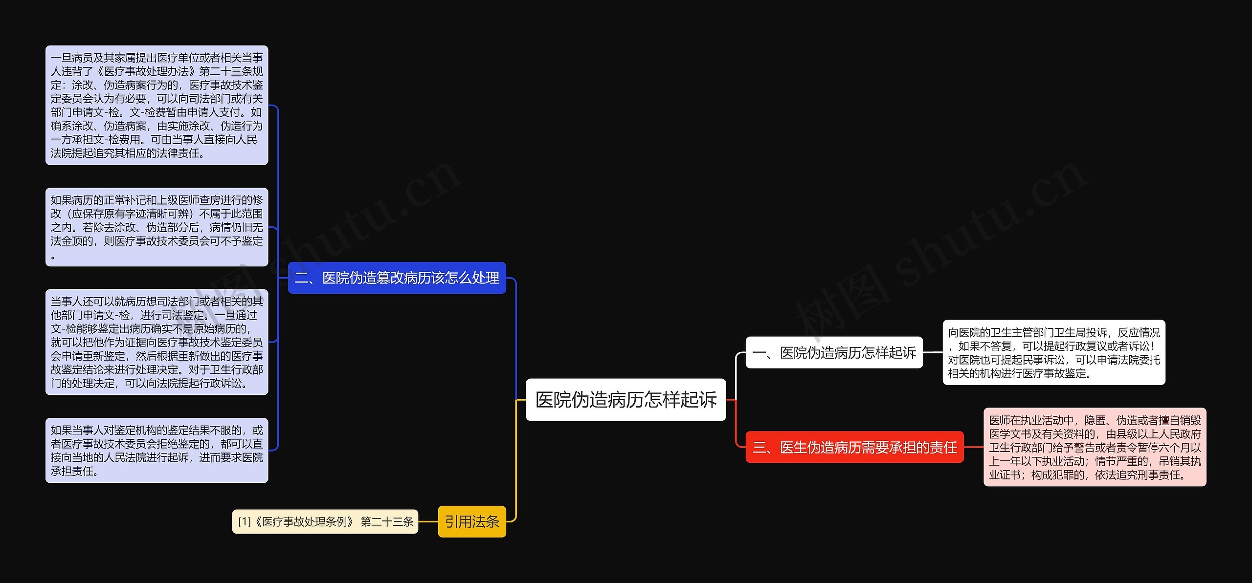 医院伪造病历怎样起诉