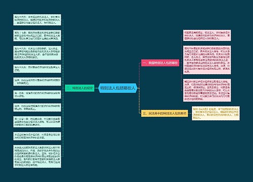特别法人包括哪些人