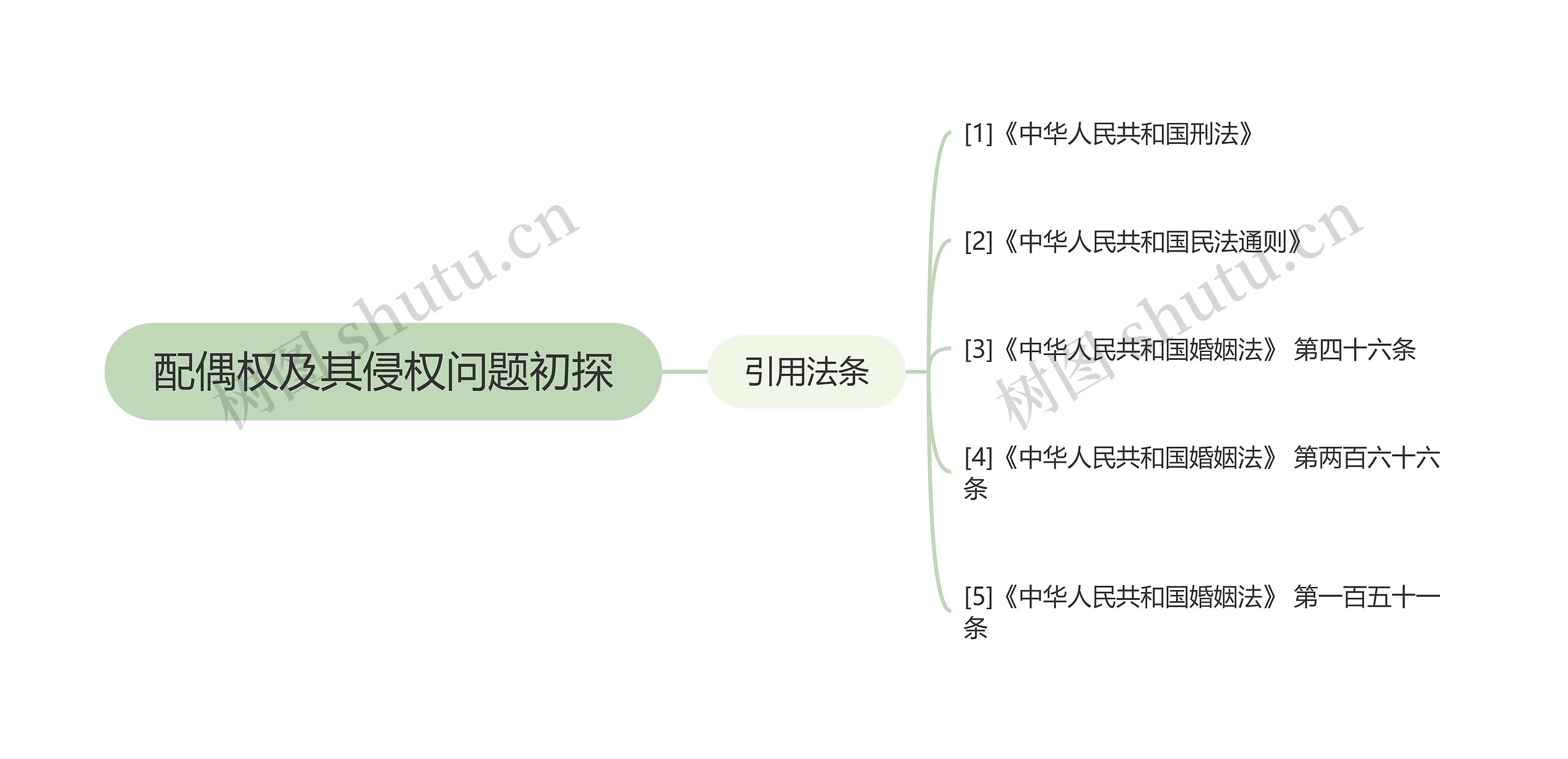 配偶权及其侵权问题初探思维导图