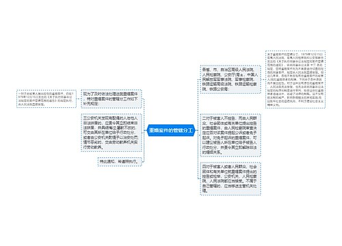 重婚案件的管辖分工