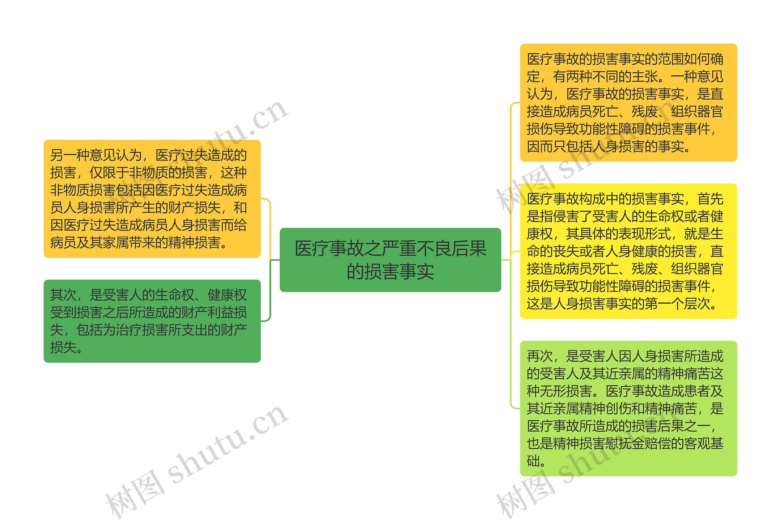 医疗事故之严重不良后果的损害事实