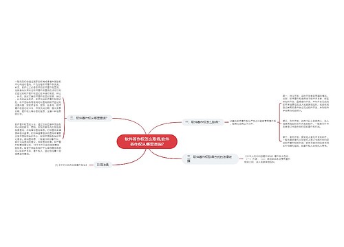 软件著作权怎么取得,软件著作权从哪里查询?