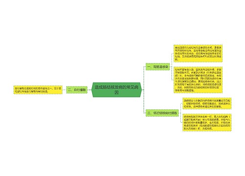 造成肠结核发病的常见病因