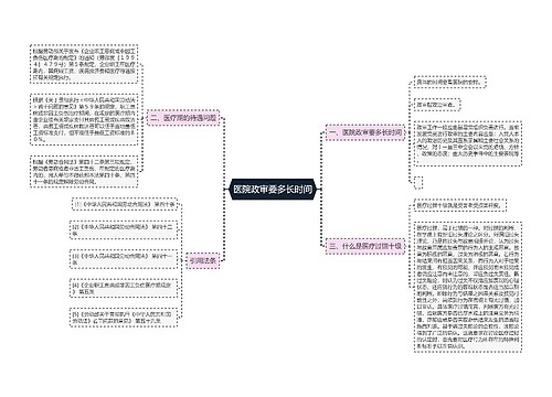 医院政审要多长时间