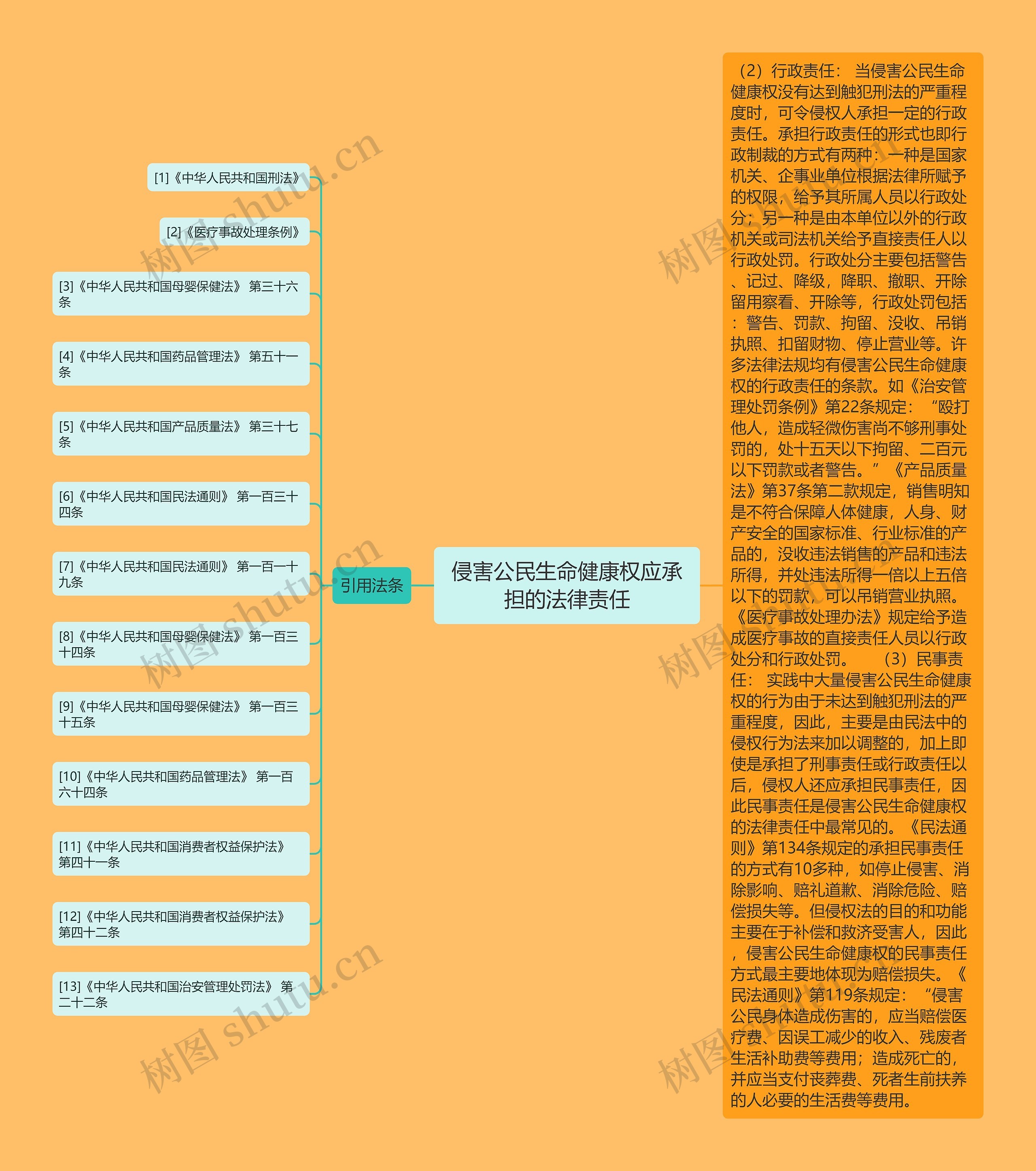 侵害公民生命健康权应承担的法律责任