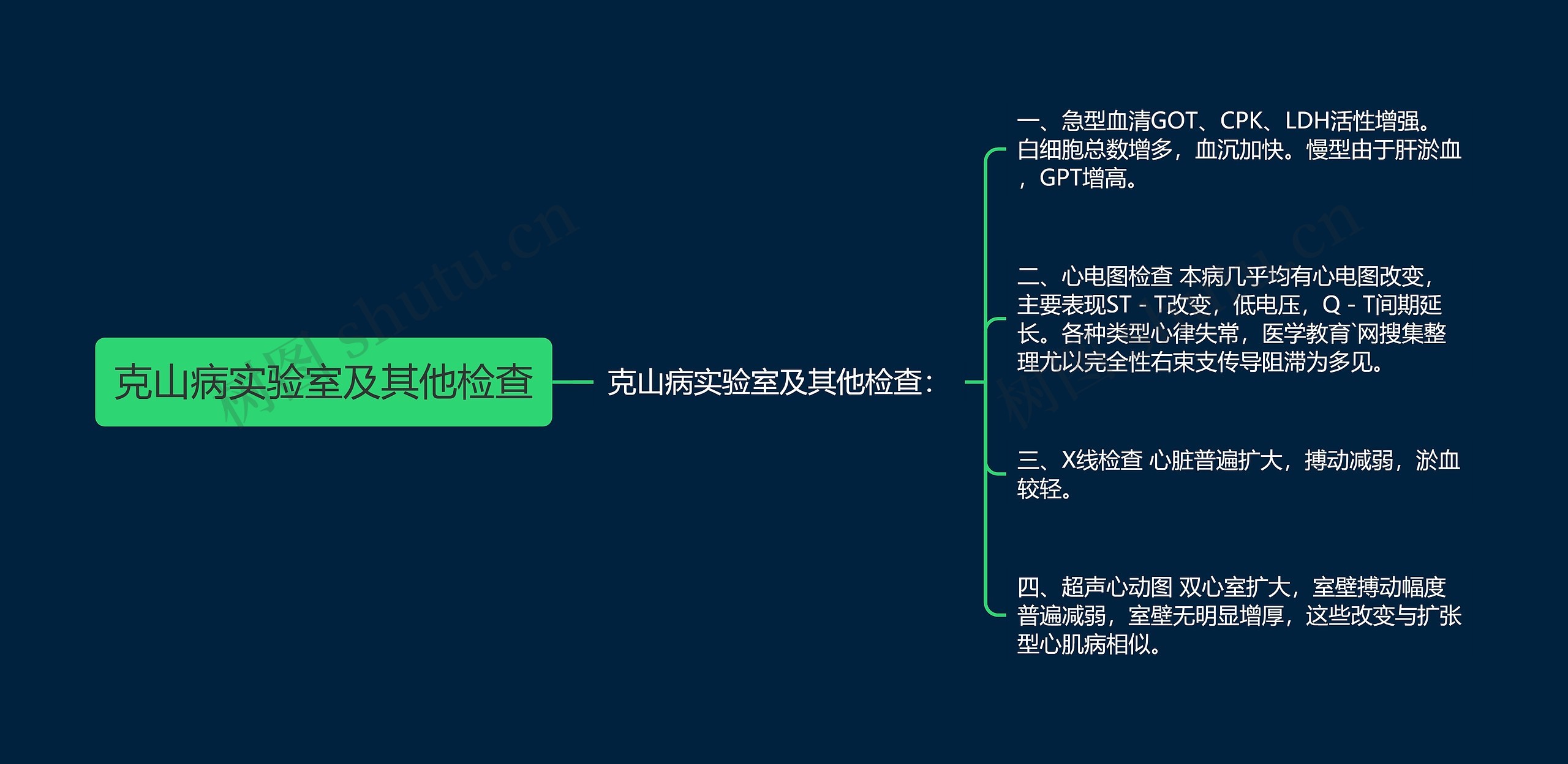 克山病实验室及其他检查