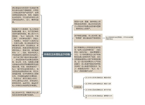 所有权主体混乱应予明确