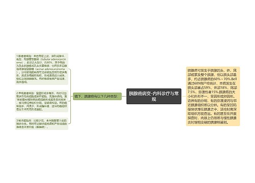 胰腺癌病变-内科诊疗与常规