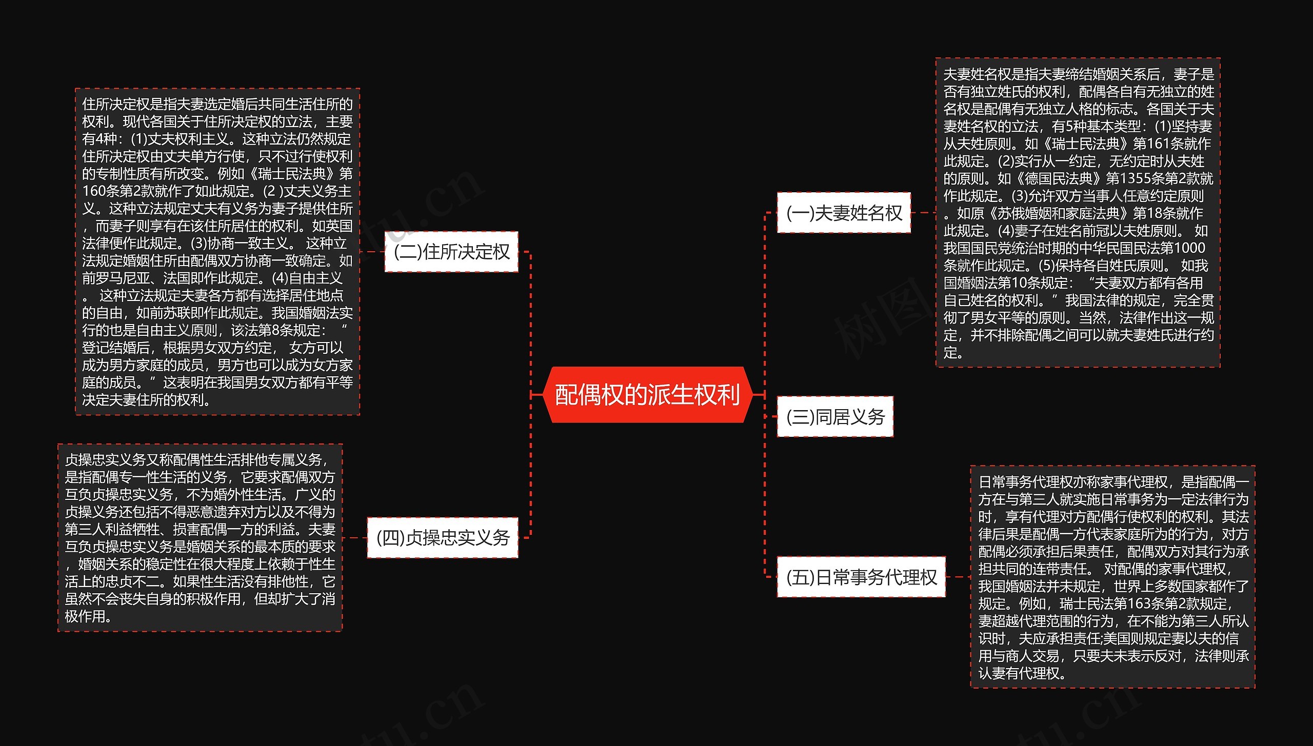 配偶权的派生权利