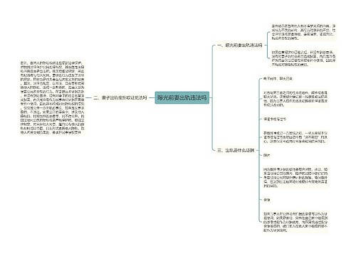 曝光前妻出轨违法吗