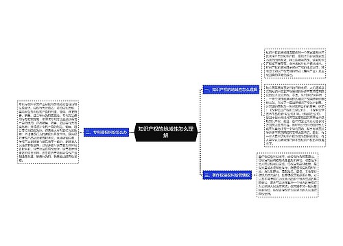 知识产权的地域性怎么理解