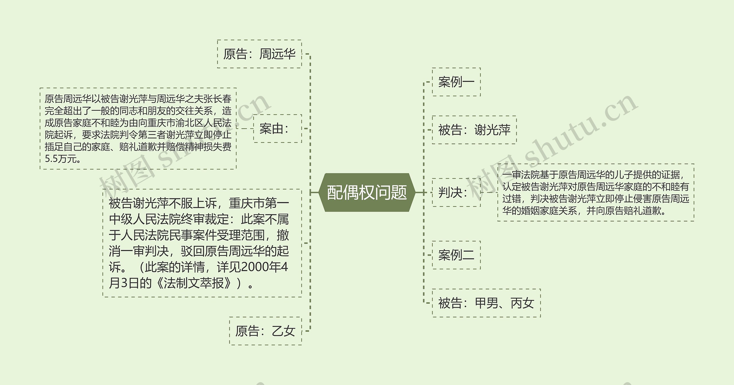 配偶权问题思维导图