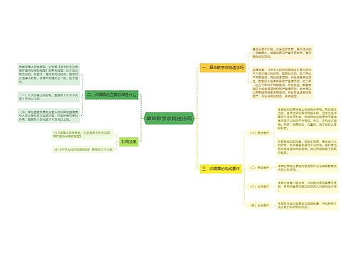 算命教学收钱违法吗